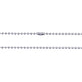Stainless Steel Ball Chain Necklace 2.4mm, silver tone, 24 inches