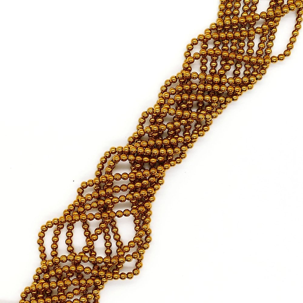Hematite Golden Round Semi Precious Stones 4mm