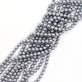 Hematite Silver Round Semi Precious Stones 8mm