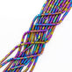Hematite Rainbow Tube Semi Precious Stones 6x8mm