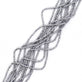 Hematite Faceted Rondelle Semi Precious Stones 3x4mm, silver