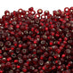 Preciosa Seed Beads 6/0, silver lined garnet
