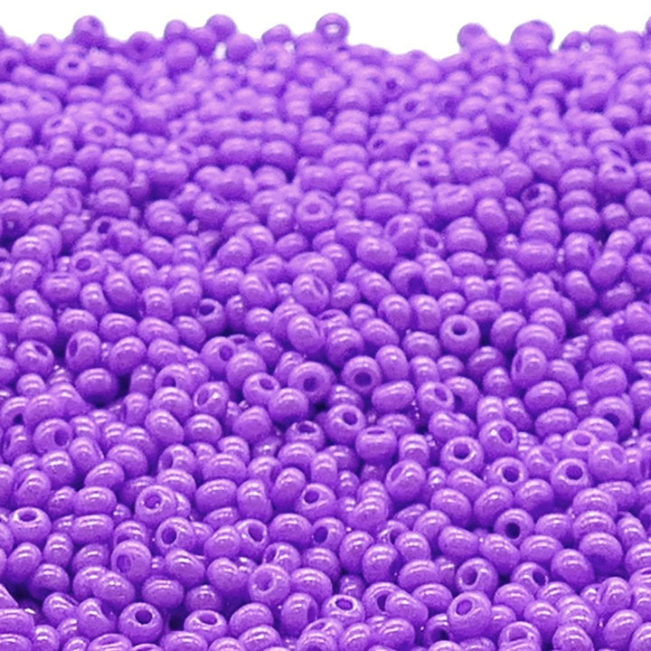 Preciosa Seed Beads 8/0, terra intensive dyed violet