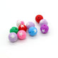 16mm Acrylic Star Bead Mix, opaque