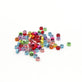 7x4mm Acrylic Peace Beads, multi coloured