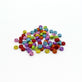 7x4mm Plastic Smiley Face Bead Mix, multicoloured