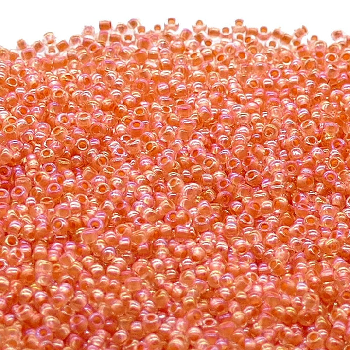 Preciosa Seed Beads 11/0, ceylon peach AB
