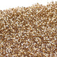 Preciosa Seed Beads 11/0, crystal/bronze lined