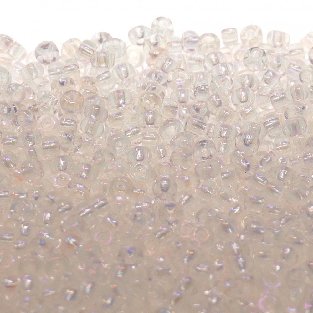 Preciosa Seed Beads 11/0, crystal AB