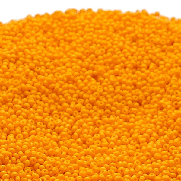 Preciosa Seed Beads 11/0, opaque light orange