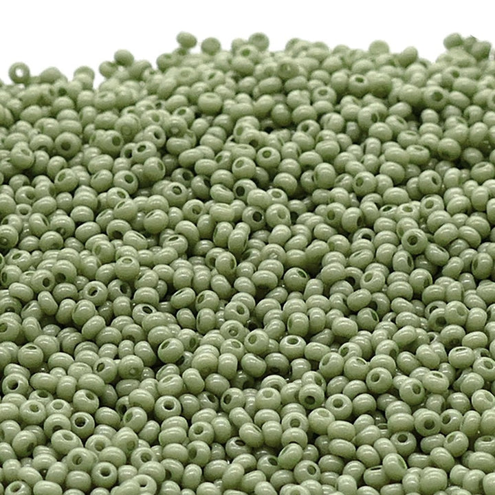Preciosa Seed Beads 11/0, solgel opaque jade