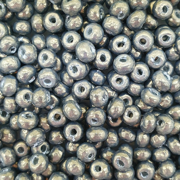 Miyuki Seed Beads 6/0, baroque pearl dark olive
