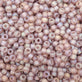 Miyuki Seed Beads 6/0, matte transparent smoky amethyst AB