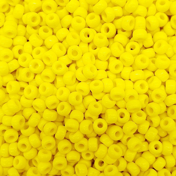 Miyuki Seed Beads 6/0, opaque yellow