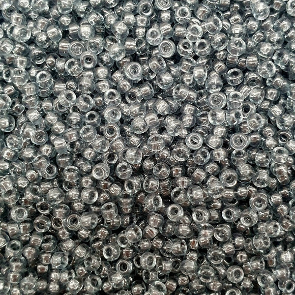 Miyuki Seed Beads 11/0, transparent grey