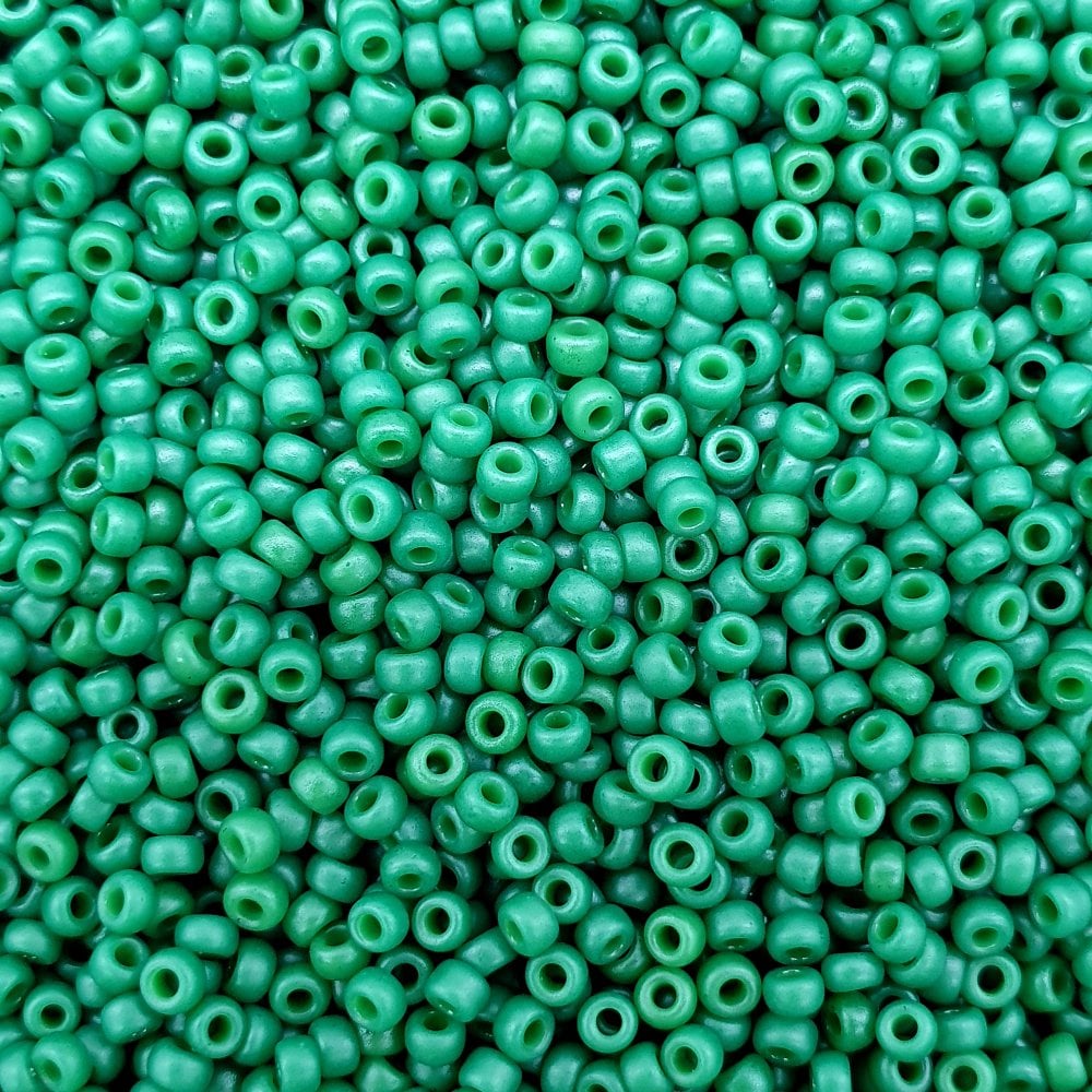 Miyuki Seed Beads 11/0, special dyed hunter green