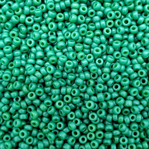 Miyuki Seed Beads 11/0, special dyed hunter green