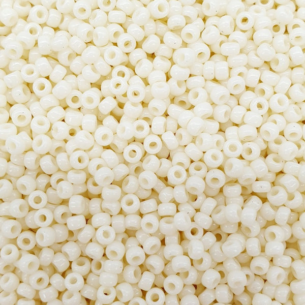 Miyuki Seed Beads 11/0, ivory pearl ceylon