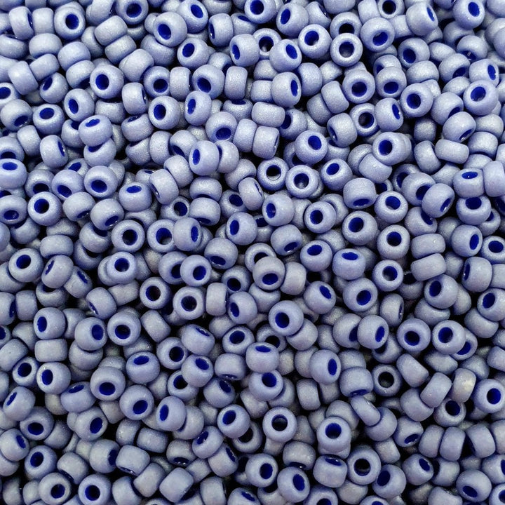 Miyuki Seed Beads 11/0, opaque matte cobalt