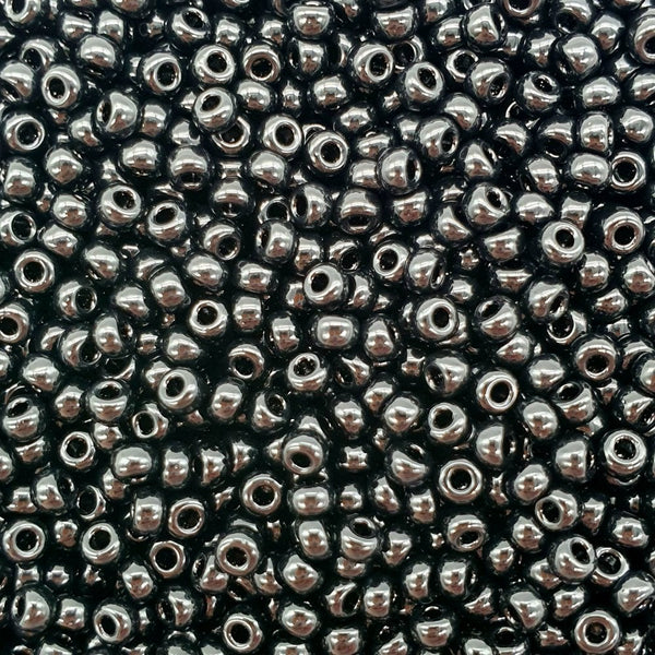 Miyuki Seed Beads 8/0, opaque black