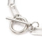Stainless Steel Paperclip Link Bracelet, silver tone, additional photo