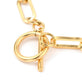 Stainless Steel Paperclip Link Bracelet, gold tone, additional photo