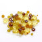 Faceted Glass Bead Mix, yellow, additional photo