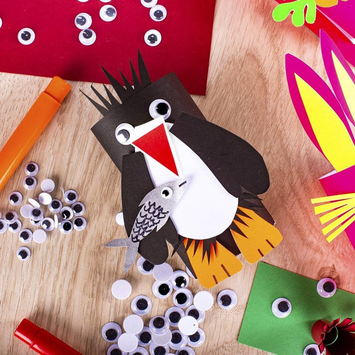 Self-Adhesive Googly Eyes, Sticky Wobbly Craft 300 Assorted Pieces 6mm to 12mm, additional photo