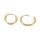 Huggie Hoop Earrings 20mm (3mm Gauge), 304 stainless steel golden, additional photo