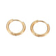 Huggie Hoop Earrings (2mm Gauge) 14mm, 304 stainless steel golden