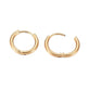 Huggie Hoop Earrings (2mm Gauge) 14mm, 304 stainless steel golden, additional photo