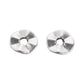 Tibetan Style Beads Wavy Disc 7mm, antique-silver-plated