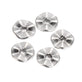 Tibetan Style Beads Wavy Disc 7mm, antique-silver-plated, additional photo