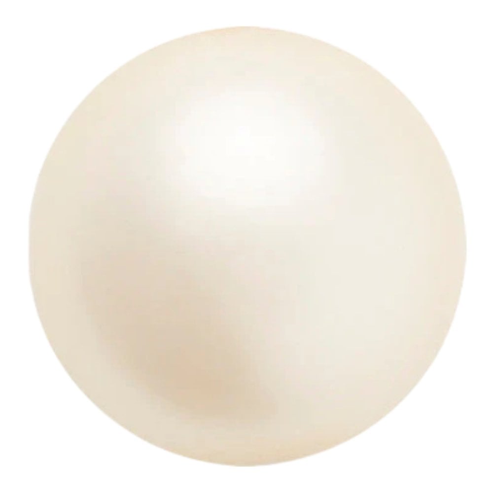 Preciosa Crystal Pearls Round 6mm, cream