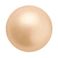 Preciosa Crystal Pearls Round 4mm, gold