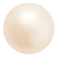 Preciosa Crystal Pearls Round 8mm, creamrose