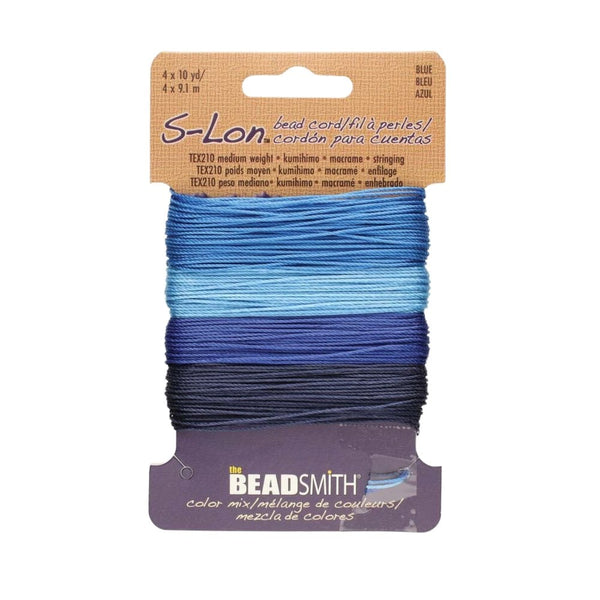 Beadsmith S-Lon Bead Cord Tex210, blue