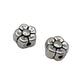 Tibetan Style Beads Mini Flower 5mm, antique-silver-plated