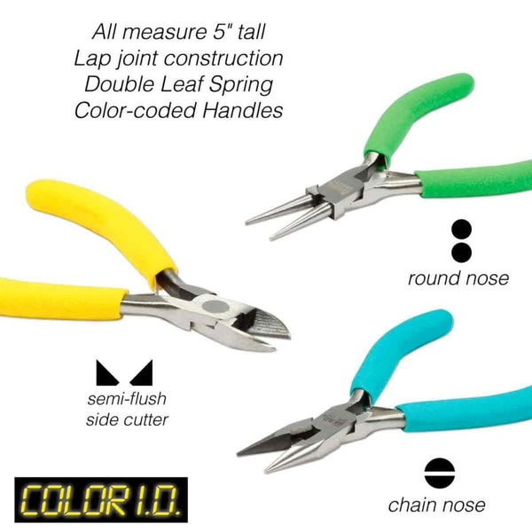 Beadsmith 3 Piece Economy Plier Set, additional photo