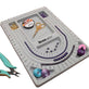 Beadsmith Bead Design Board 9.5 X 13 Inches, flocked, additional photo