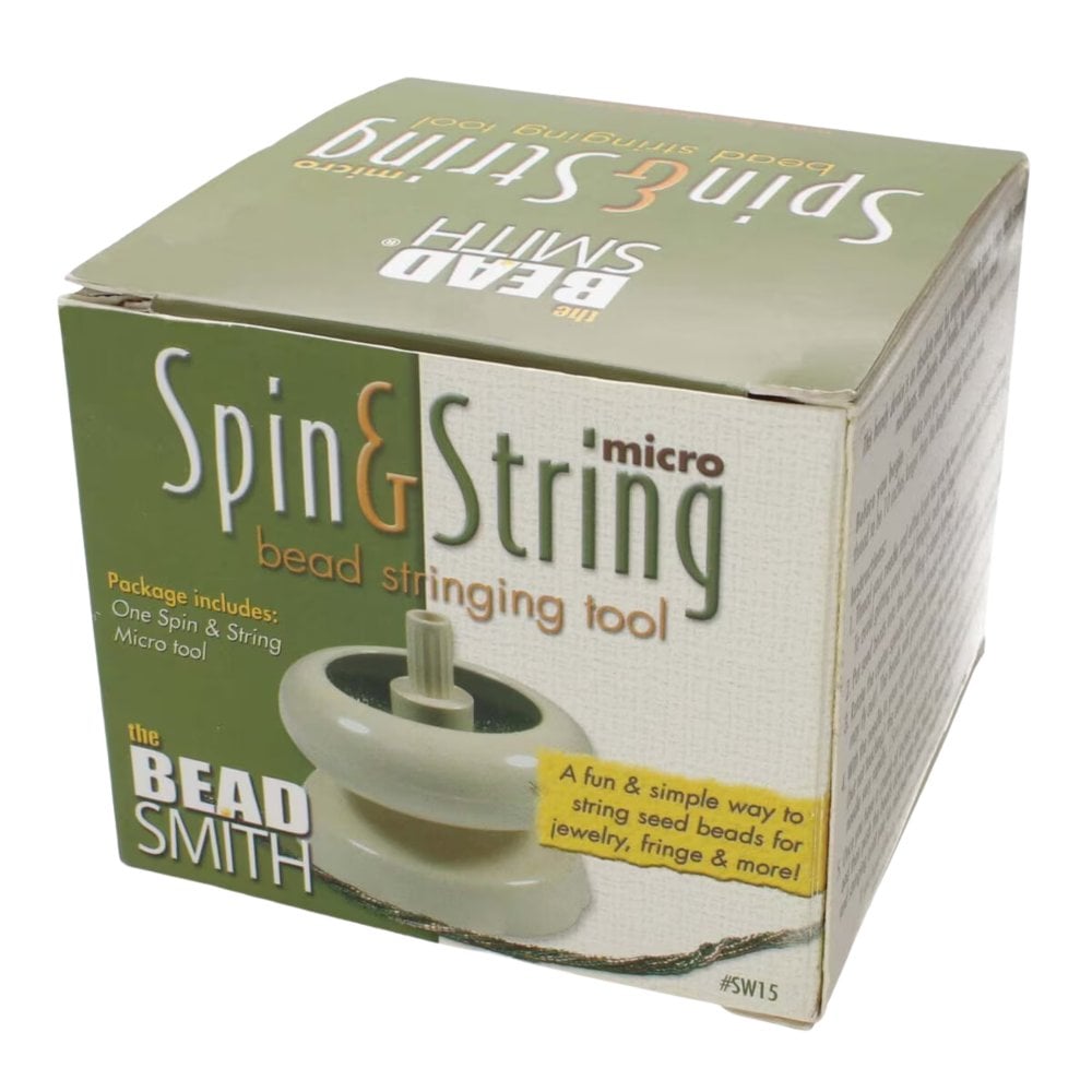 Beadsmith Spin & String Micro (Small) Plastic Bead Spinner, additional photo