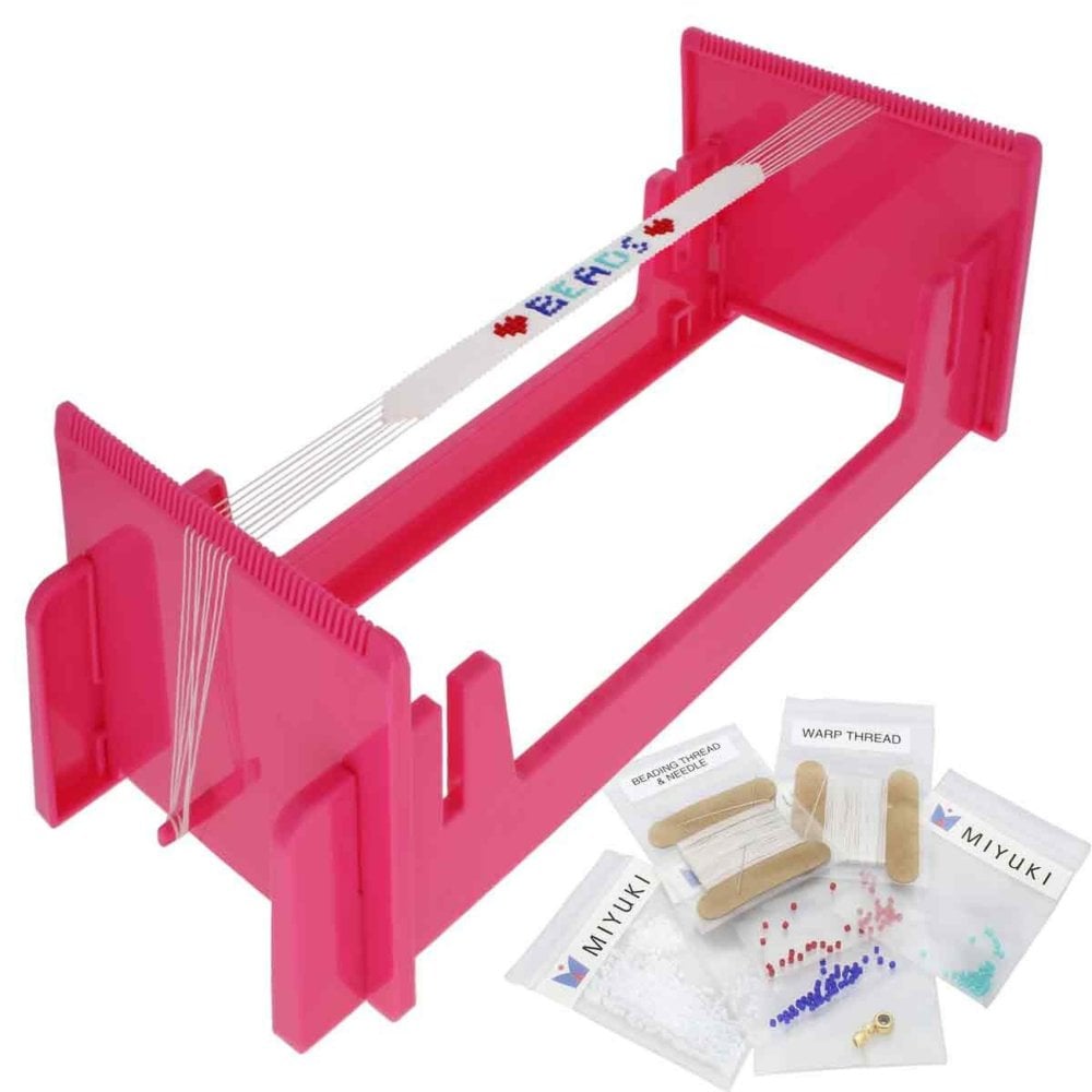 Beadsmith Plastic Loom Kit With Japanese Seed Beads