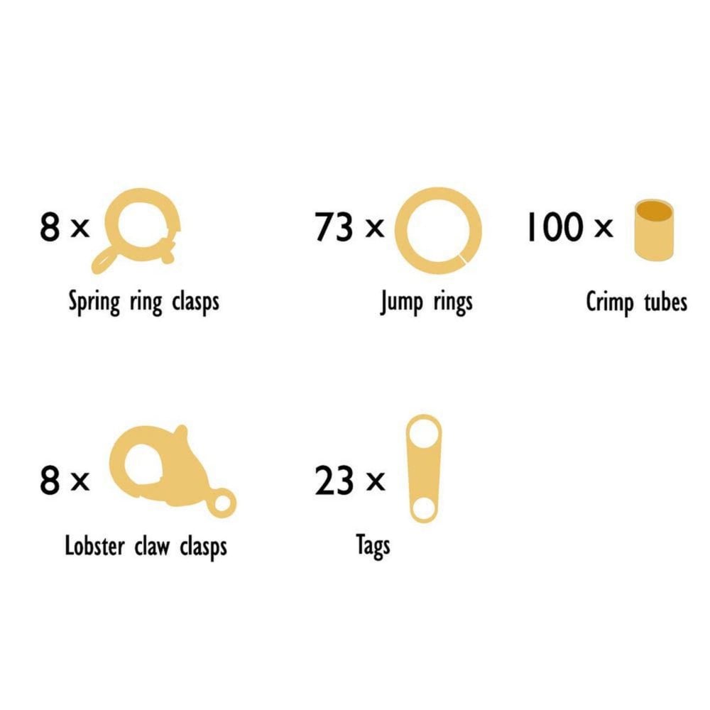 Beadsmith Findings Assortment Pack, gold-plated, additional photo