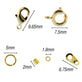 Beadsmith Findings Assortment Pack, gold-plated, additional photo