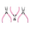 Economy 3 Piece Plier Set, pink