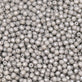 4mm Czech Faceted Round Glass Bead, pastel grey