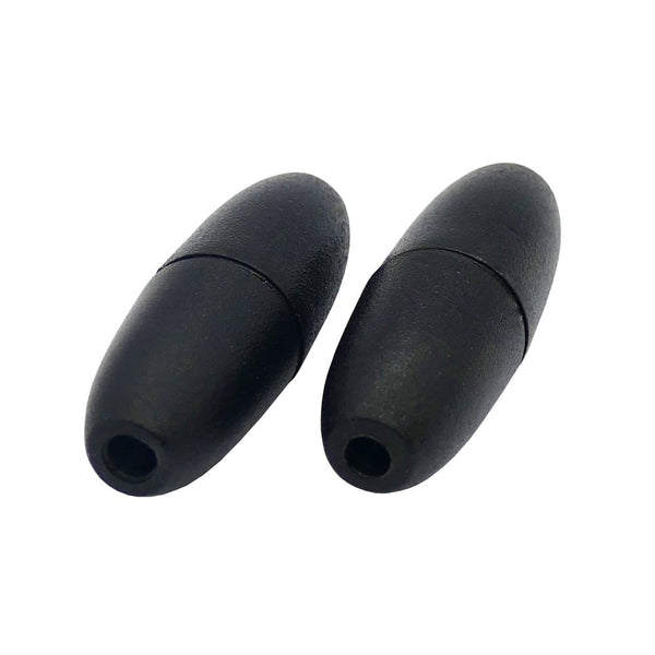 Plastic Breakaway Clasps 24x9mm, black