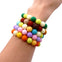 Rubber Coated Acrylic Beads 11mm, party mix, additional photo