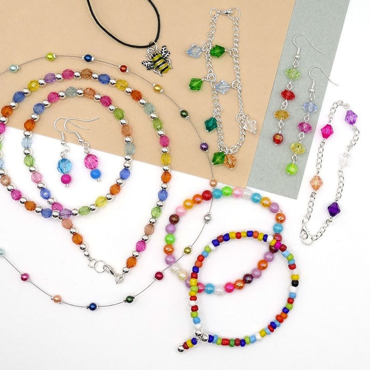 Jewellery Making Kit for Beginners, instructions included, additional photo