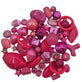 Acrylic Assorted Mixed Shapes 5-28mm, orchid